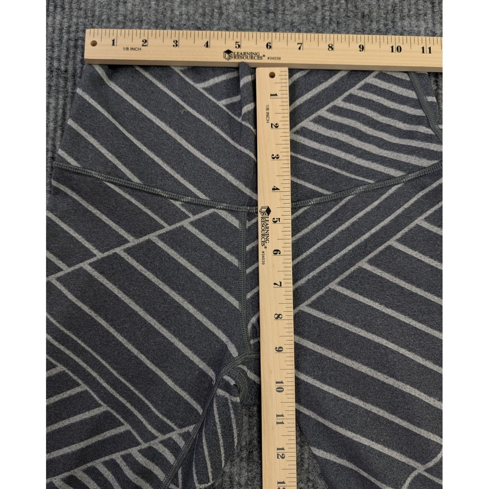 Lululemon High Times Pant Legging Size 6 Luon Metallic Lumatrix Deep Coal Silver - Picture 7 of 8